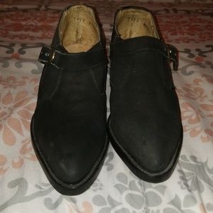 Black Leather Booties